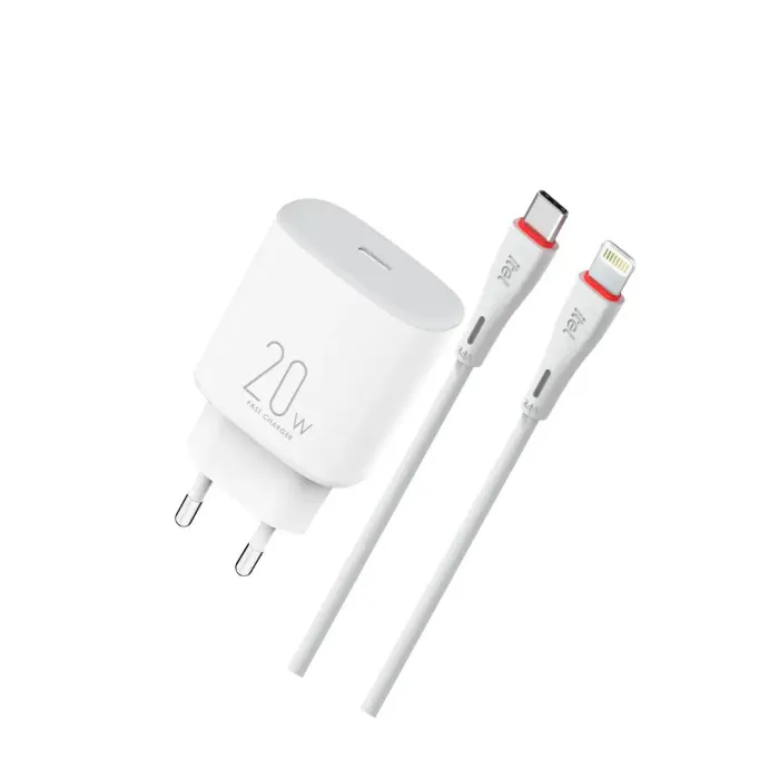 itel ICW-202EL 2.4A Charger with USB-C to Lightning Cable itel ICW-202EL 2.4A Charger with USB-C to Lightning Cable