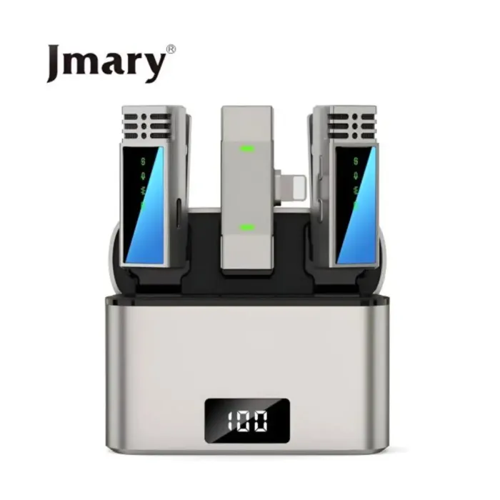 JMARY MW-15 2.4G WIRELESS MICROPHONE FOR MOBILE (LIGHTNING) JMARY MW-15 2.4G WIRELESS MICROPHONE FOR MOBILE (LIGHTNING)