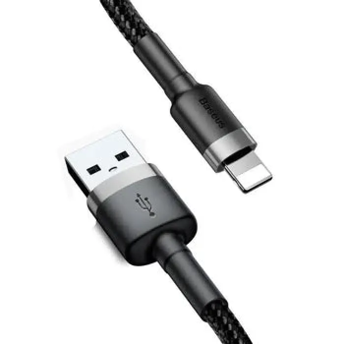 USB cable - Lightning / iPhone 50cm Baseus Cafule CALKLF-AG1 with 2.4A fast charging support USB cable - Lightning / iPhone 50cm Baseus Cafule CALKLF-AG1 with 2.4A fast charging support