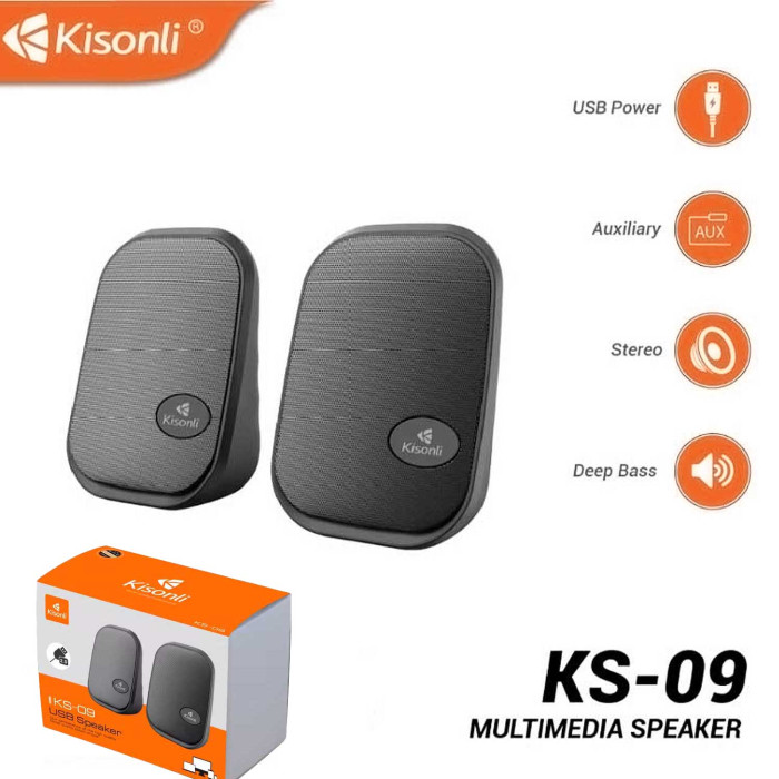 KISONLI KS-09 FASHIONABLE 2 INCH AUDIO SPEAKERS FOR PC OR LAPTOP KISONLI KS-09 FASHIONABLE 2 INCH AUDIO SPEAKERS FOR PC OR LAPTOP
