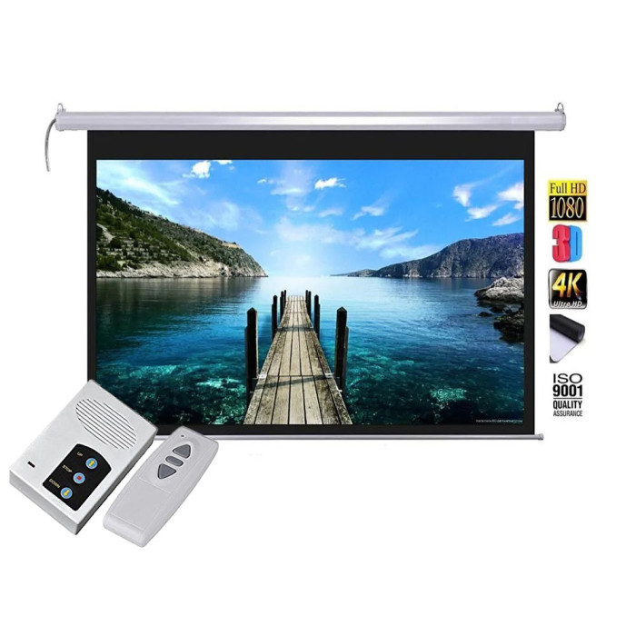 PROJECTOR SCREEN 120 INCH ELECTRIC MOTORISED 6x8 FEET 4:3MW SPEED-X PROJECTOR SCREEN 120 INCH ELECTRIC MOTORISED 6x8 FEET 4:3MW SPEED-X