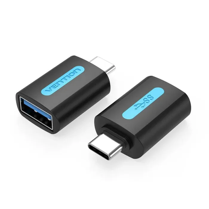 Vention USB-C Male to USB 3.0 Female OTG Adapter Black PVC Type Vention USB-C Male to USB 3.0 Female OTG Adapter Black PVC Type