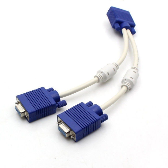 vga Y cable OD 8MM vga Y cable OD 8MM