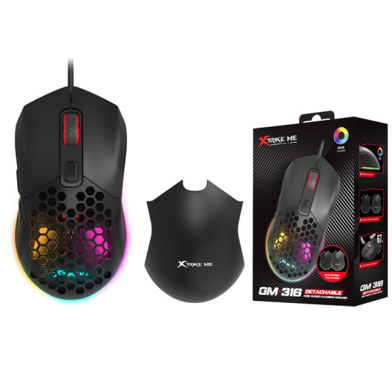 XTRIKE ME GM-316 WIRED 7 BUTTONS RGB GAMING MOUSE XTRIKE ME GM-316 WIRED 7 BUTTONS RGB GAMING MOUSE