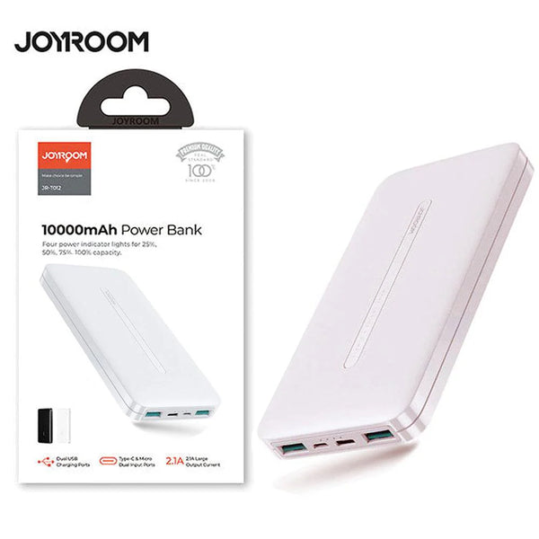 Joyroom Jr-T012 Power Bank 10000mah White