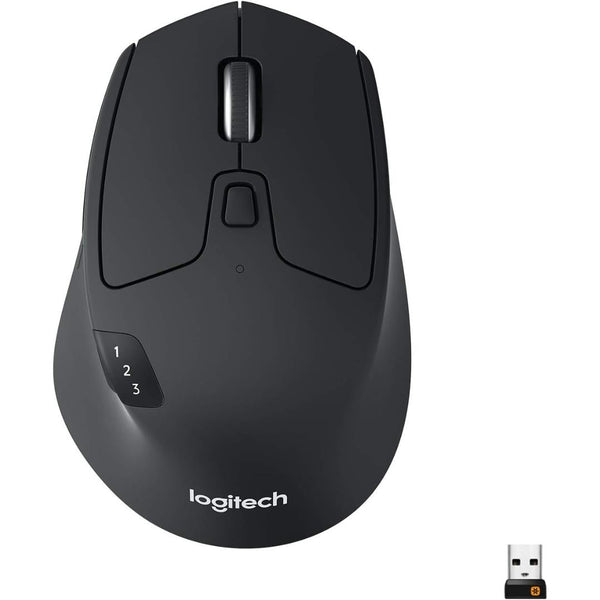Logitech M720 Triathlon Wireless Mouse – Black