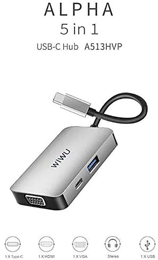 Wiwu Alpha 513HVP Type-C Converter