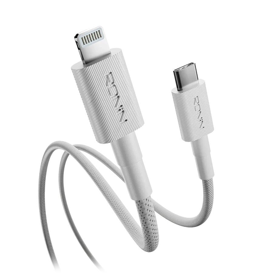 Ronin R-2045 Type-C to iPhone Cable – Reliable Charging & Seamless Apple Device Connectivity