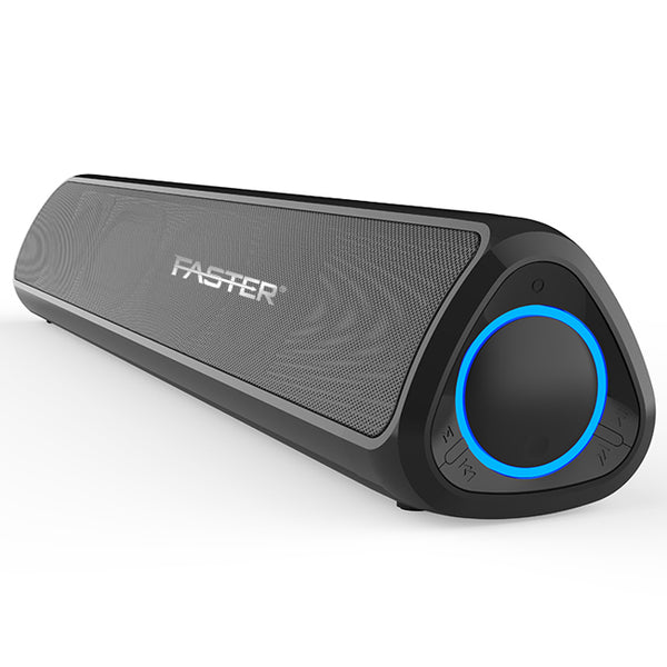 FASTER Z10 SoundBar Wireless Bluetooth Speaker 20w with LED Light