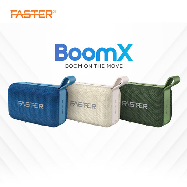 Faster X100 BoomX Wireless Portable Rechargeable Bluetooth Speaker