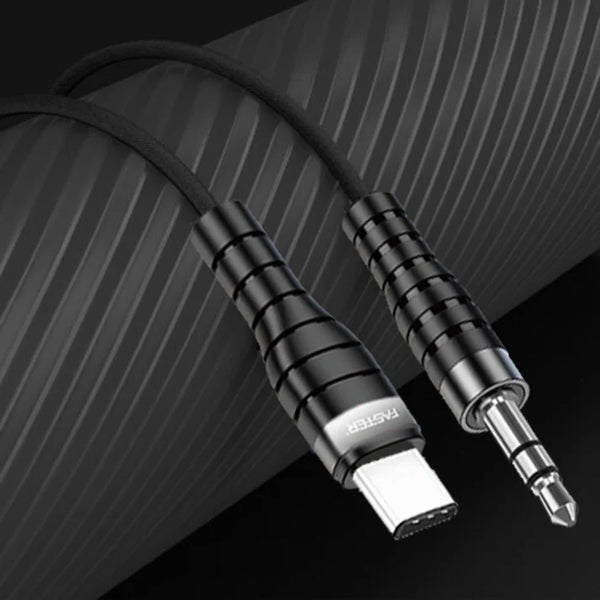 M2 Aux To Type -(C FASTER M2 Audio Cable for Type-C to 3.5mm Port)
