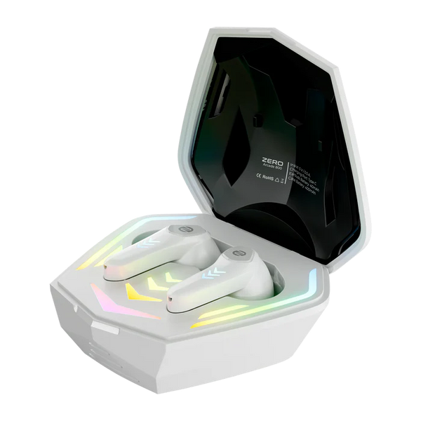 Zero Arcade 800 Earbuds – White | Feel the Power of Pure Sound.