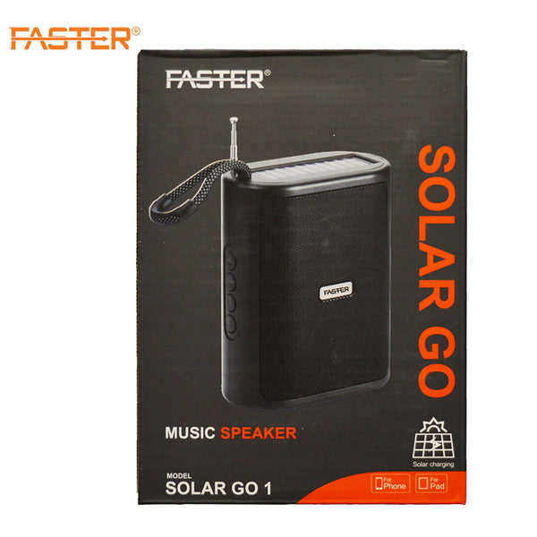 Faster Solar Go 1 Portable Rechargeable Speaker