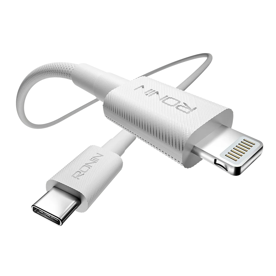 Ronin R-2045 Type-C to iPhone Cable – Reliable Charging & Seamless Apple Device Connectivity