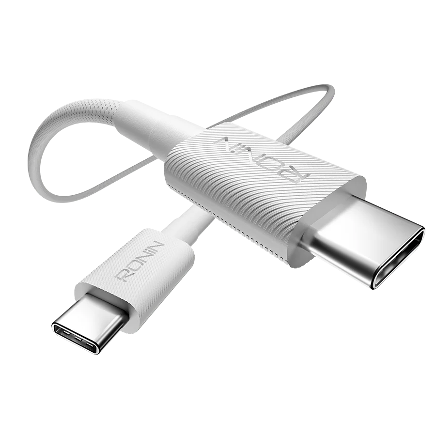 Ronin R-2040 Type-C to Type-C Cable – Fast Charging & Reliable Data Transfer