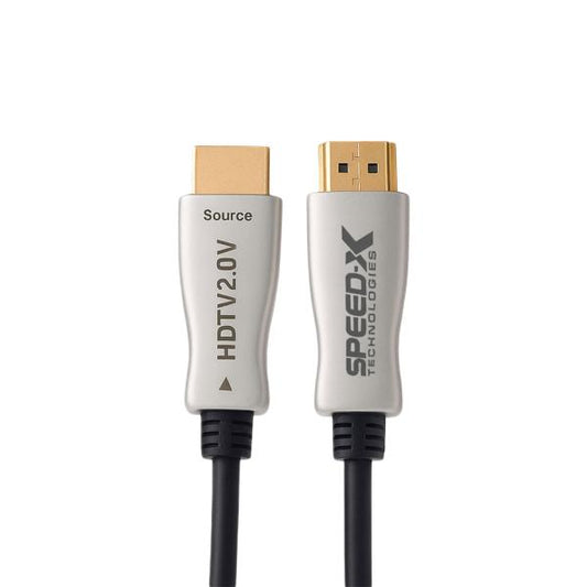 Speed-x 50m Fiber Hdmi Cable 2.0/2.1 Aoc(active Optical Cable) 30awg Copper Support 4k 8k Uhd (full Length)