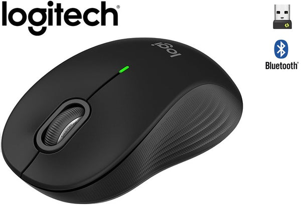 Logitech Signature M550 Regular Wireless Mouse Graphite The Logitech Signature M550 Regular Wireless Mouse in Graphite combines smart technology with everyday comfort. Designed for small to medium hands, it’s the perfect balance