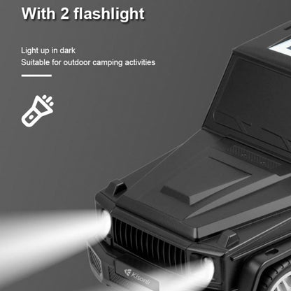 Kisonli B2 10w Solar Charging Fm Modern Car Wireless Portable Bluetooth Speaker