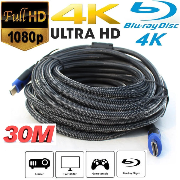Hdmi round cable 30m