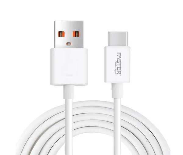 FASTER FC-TP3 Charging Cable, Fast Charging  Cable for Mobile, Type C / Iphone / Micro Cable for Charging, 2.1A