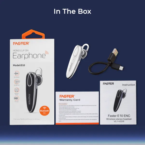 Faster ENC Wireless Stereo Headset (E10)
