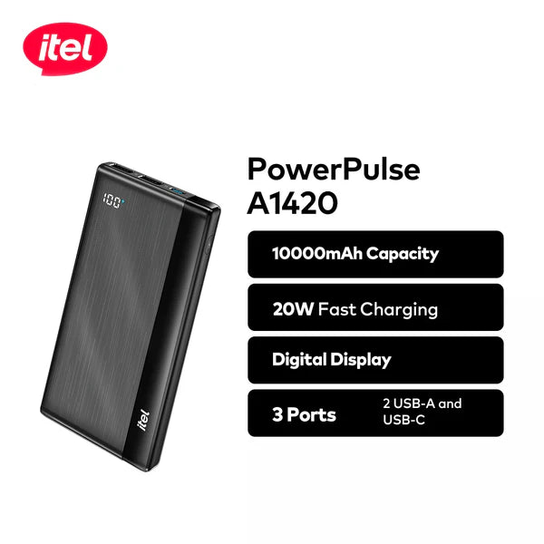 Itel PowerPulse I 10000mAh A1420 – 20W