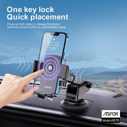 Aspor A570 360° Rotatable Car Phone Holder
