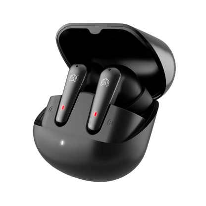 Audionic Airbud 595 Flip Earbuds – Bluetooth 5.3, Quad Mic ENC & 40-Hour Playtime