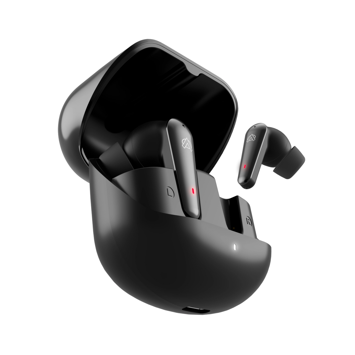 Audionic Airbud 595 Flip Earbuds – Bluetooth 5.3, Quad Mic ENC & 40-Hour Playtime