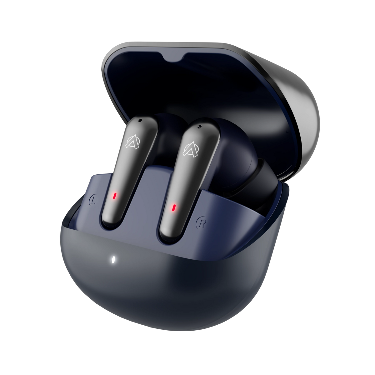 Audionic Airbud 595 Flip Earbuds – Bluetooth 5.3, Quad Mic ENC & 40-Hour Playtime