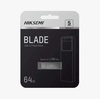 Hiksemi Blade E301 64GB USB 3.2 Gen 1 Flash Drive – High-Speed USB Pen Drive