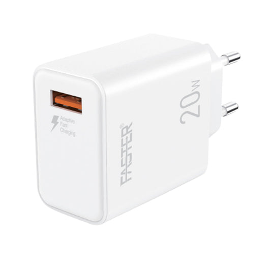 FASTER FC-11QC Fast Wall Charging 20W Qualcomm QC 3.0A