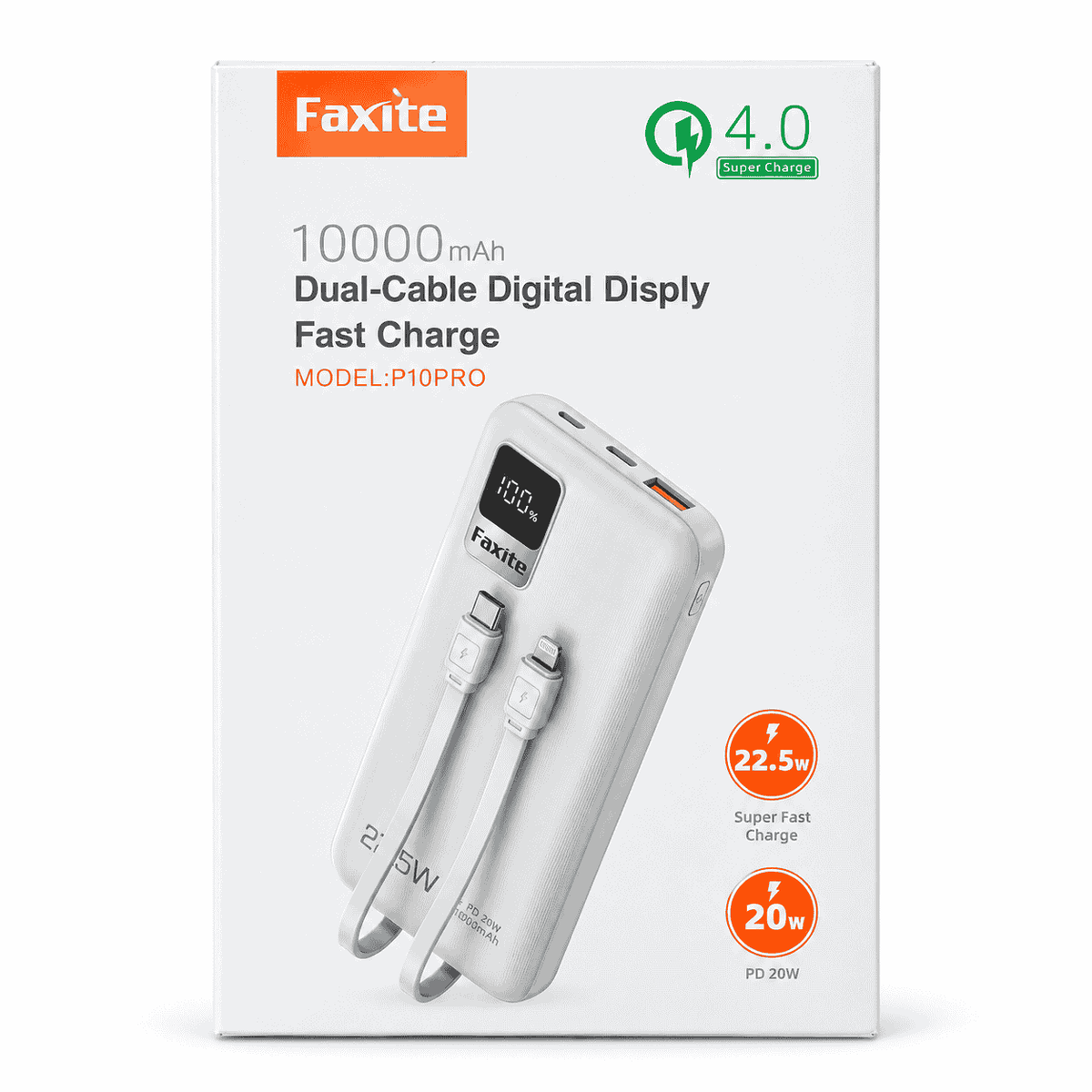 Faxite P10 Pro 10000mAh Power Bank Price in Pakistan