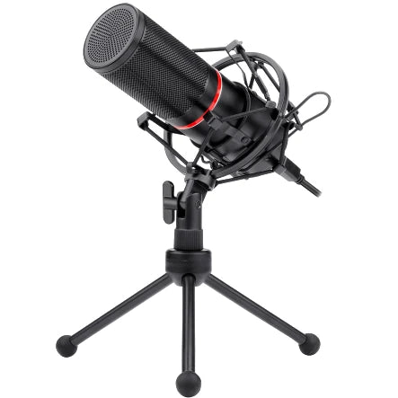 BLAZAR GM-300 USB Streaming Microphone – Full Metal Body, 16mm Condenser & Unidirectional Audio Recording