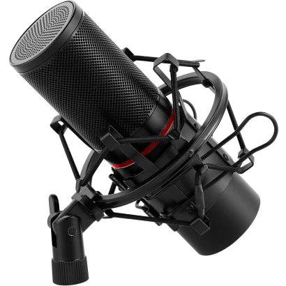 BLAZAR GM-300 USB Streaming Microphone – Full Metal Body, 16mm Condenser & Unidirectional Audio Recording