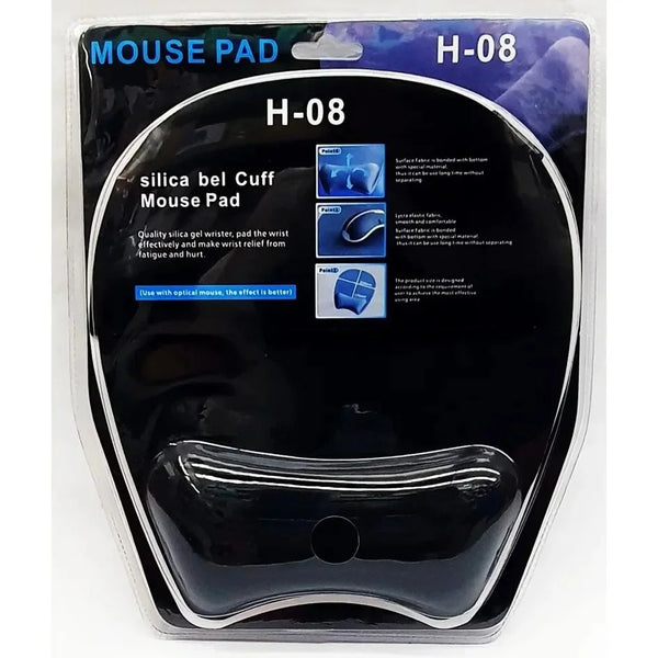H08 GEL MOUSE PAD WITH WRIST PAD