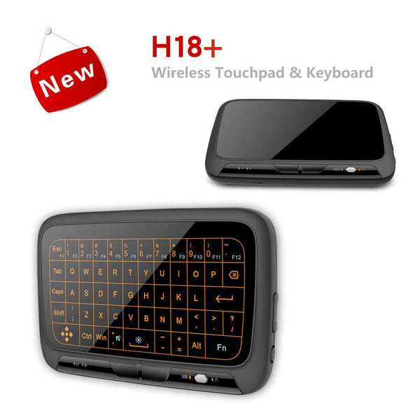 H18+ 2.4ghz Wireless Keyboard Full Touchpad Backlight Keyboard