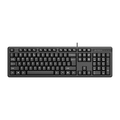 A4Tech KK-3 Wired Multimedia Keyboard – Silicon Membrane, Laser-Inscribed Keys & Splash-Proof Design