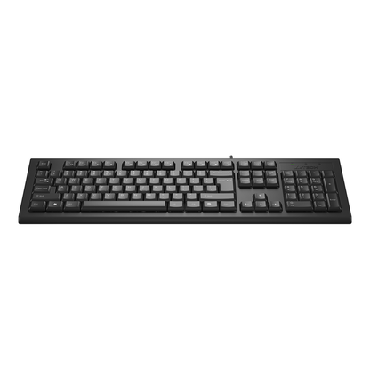 A4Tech KR-85 ComfortKey Wired Keyboard – Round-Edge Keycaps, 12 FN Multimedia Hotkeys & Spill-Resistant Design