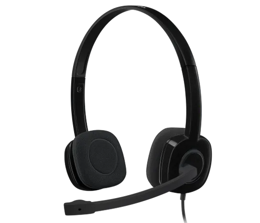 Logitech H151 Wired  Headset – Clear Stereo Sound &amp; Noise-Reducing Microphone