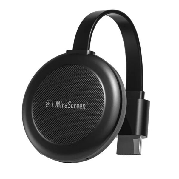 Black MiraScreen device on a white background