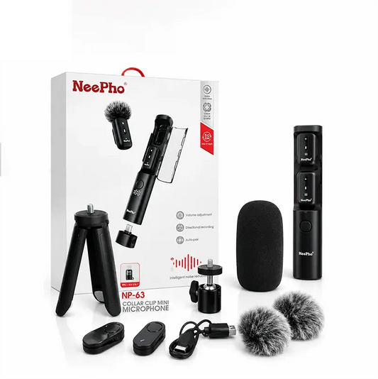 NeePho NP-63 Wireless Mini Lavalier Microphone