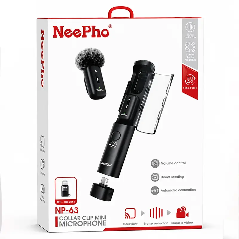 NeePho NP-63 Wireless Mini Lavalier Microphone
