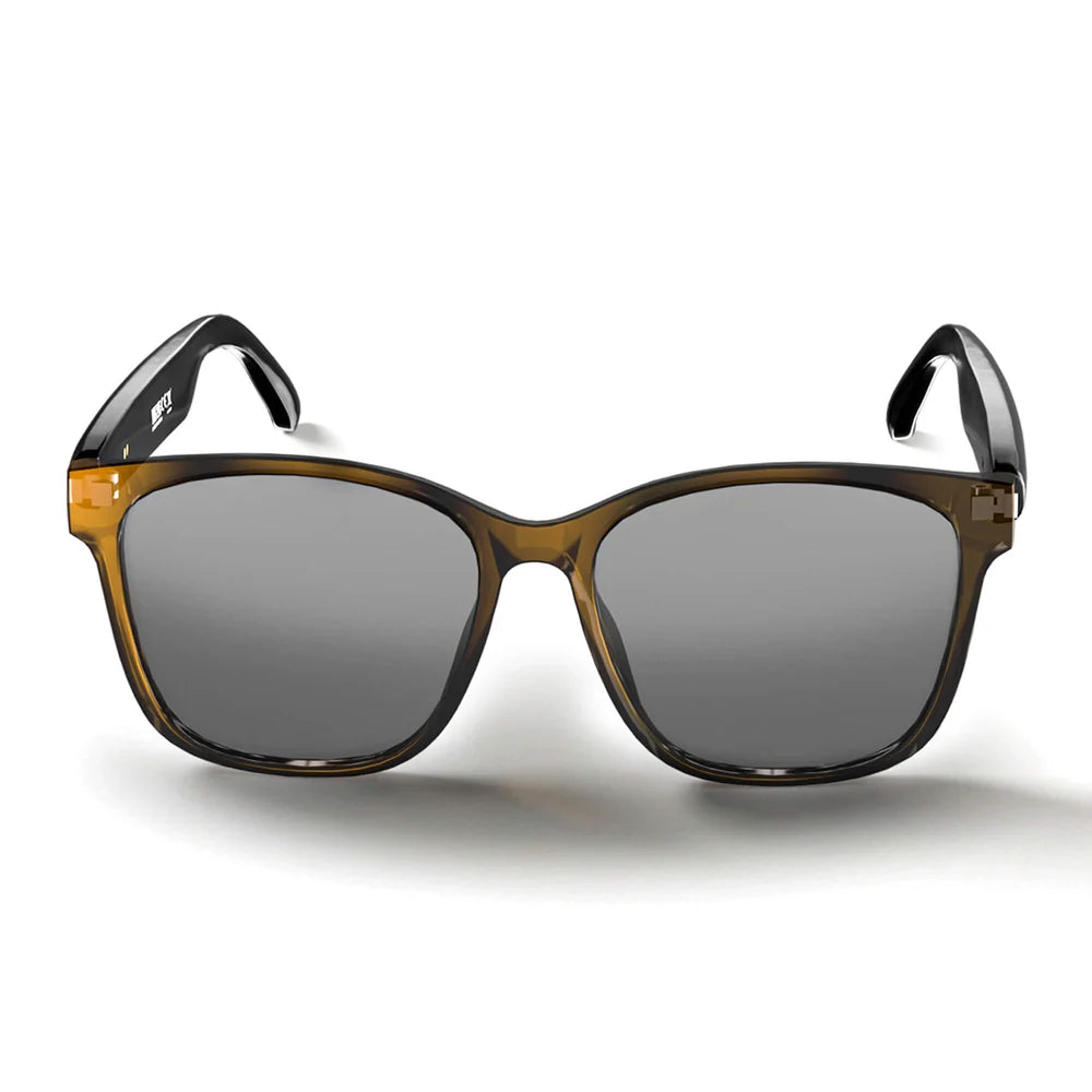 FASTER Neo Classic Smart Glasses Bluetooth 5.0 Wireless Audio Glasses with Built-in Speaker, Touch Control, Hands-Free Calling & Magnetic Charging