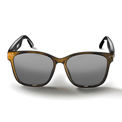 FASTER Neo Classic Smart Glasses Bluetooth 5.0 Wireless Audio Glasses with Built-in Speaker, Touch Control, Hands-Free Calling & Magnetic Charging