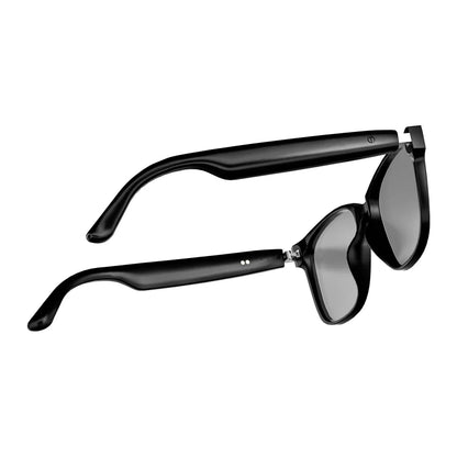 FASTER Neo Classic Smart Glasses Bluetooth 5.0 Wireless Audio Glasses with Built-in Speaker, Touch Control, Hands-Free Calling & Magnetic Charging