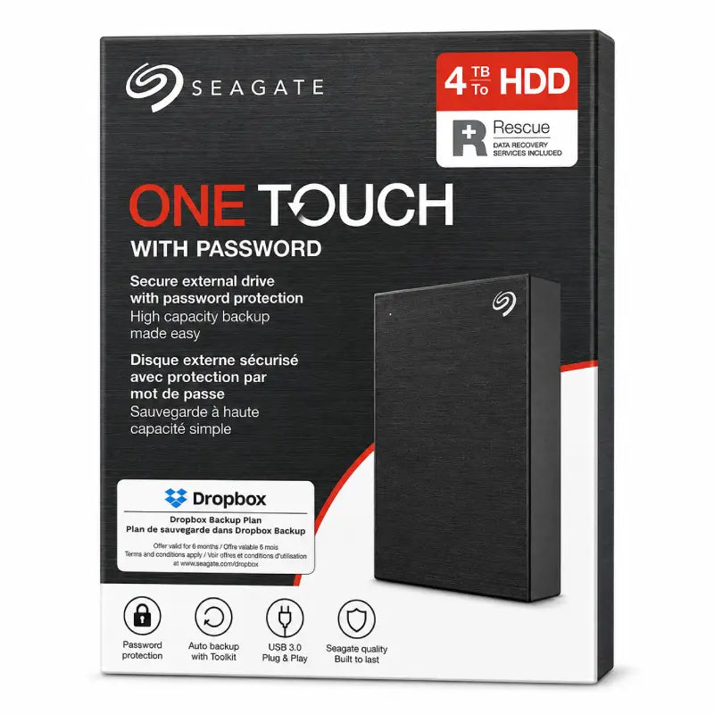 Seagate 4TB One Touch External Hdd