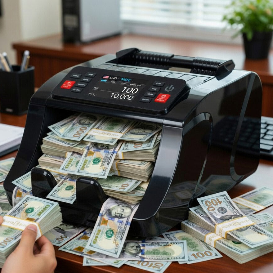 Speed-X SP-CM810 Multi-Currency Cash Counting Machine with UV/MG/IR Detection