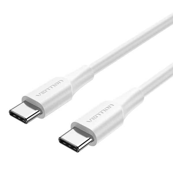 Vention USB 2.0 C Male to C Male 3A Cable White 1M