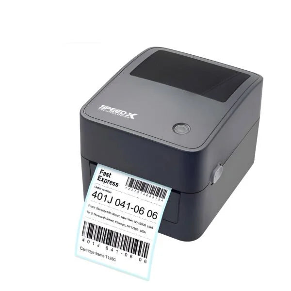 Speed-x Sp-700u 4 Inch Thermal Receipt And Label Printer With Usb Interfac,152mm/s Printing Speed Black Colour